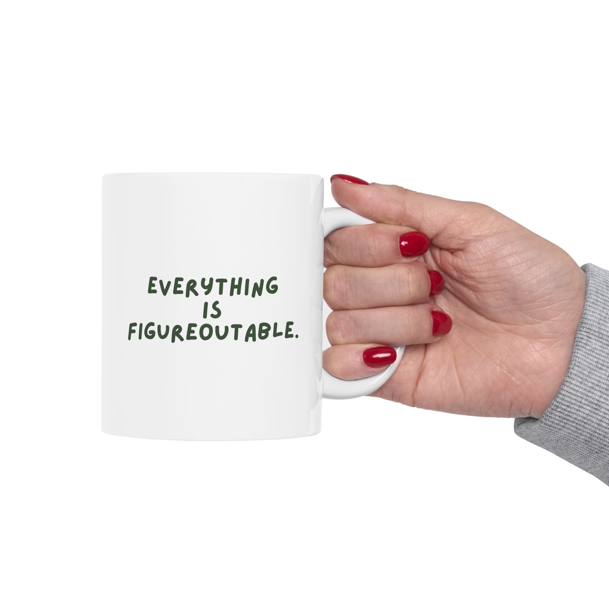 Everything is Figureoutable Icon Mug (Global) | Ceramic Mug, 11oz
