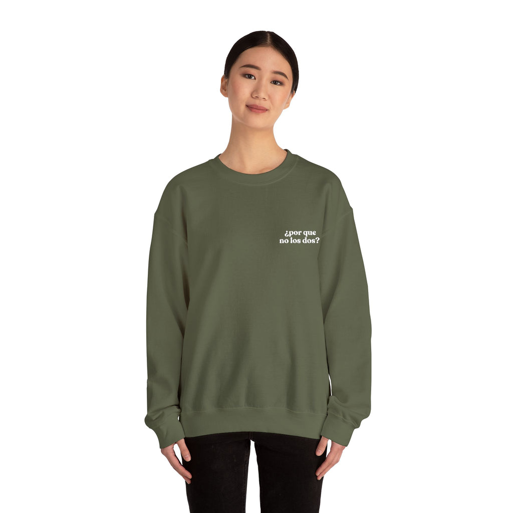 Por Que No Los Dos Embroidered Sweatshirt (Black/Colours)