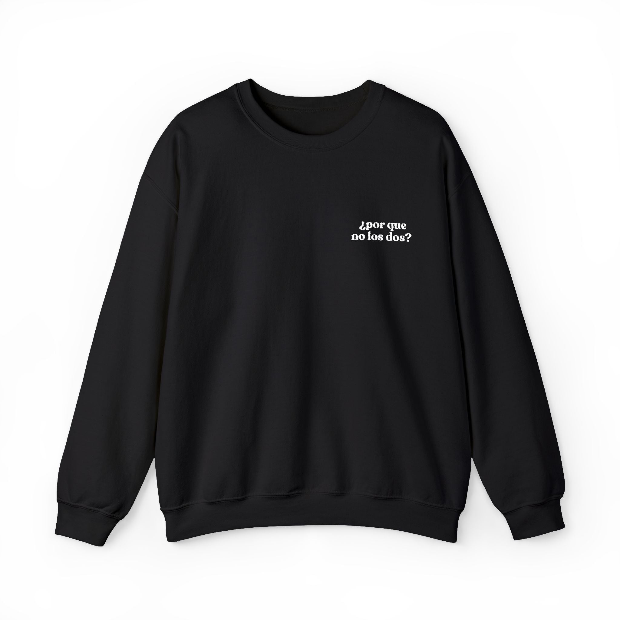 Por Que No Los Dos Embroidered Sweatshirt (Black/Colours)
