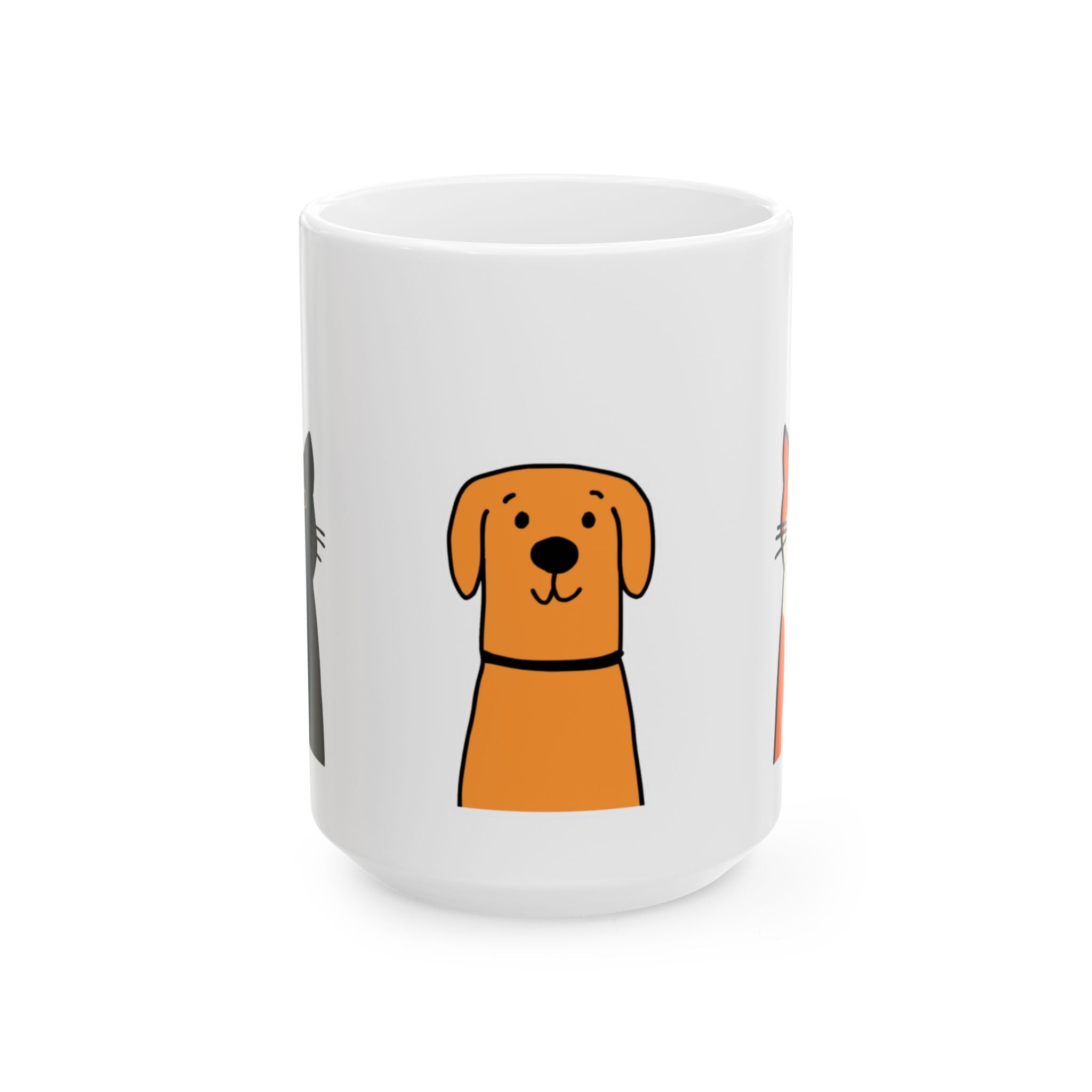 Three Best Friends Mug - Cartoon Ceramic Coffee Cup