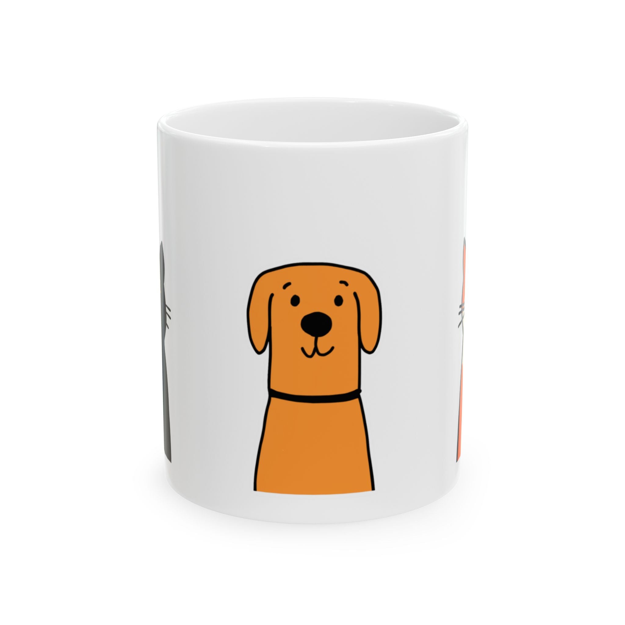 Three Best Friends Mug - Cartoon Ceramic Coffee Cup