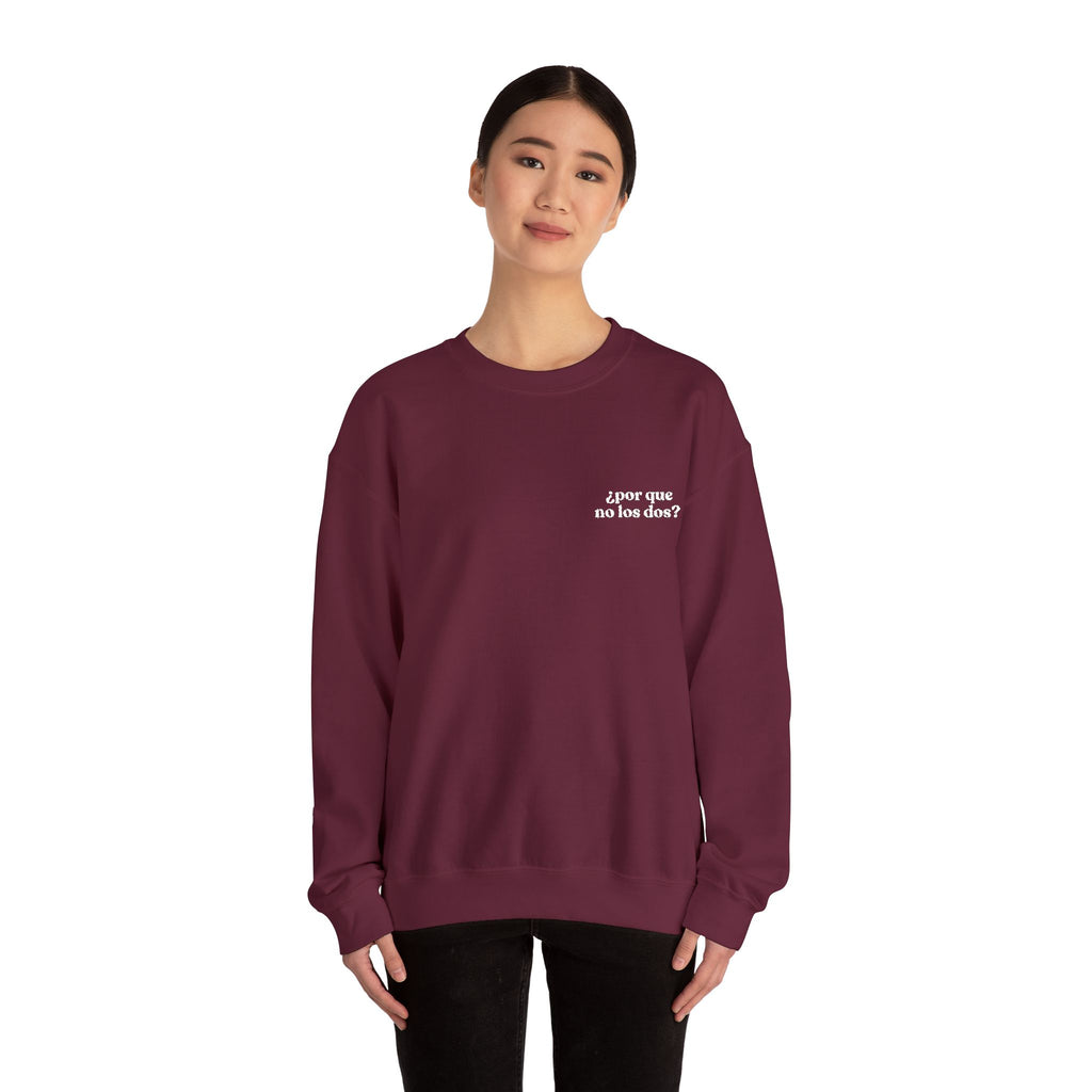 Por Que No Los Dos Embroidered Sweatshirt (Black/Colours)