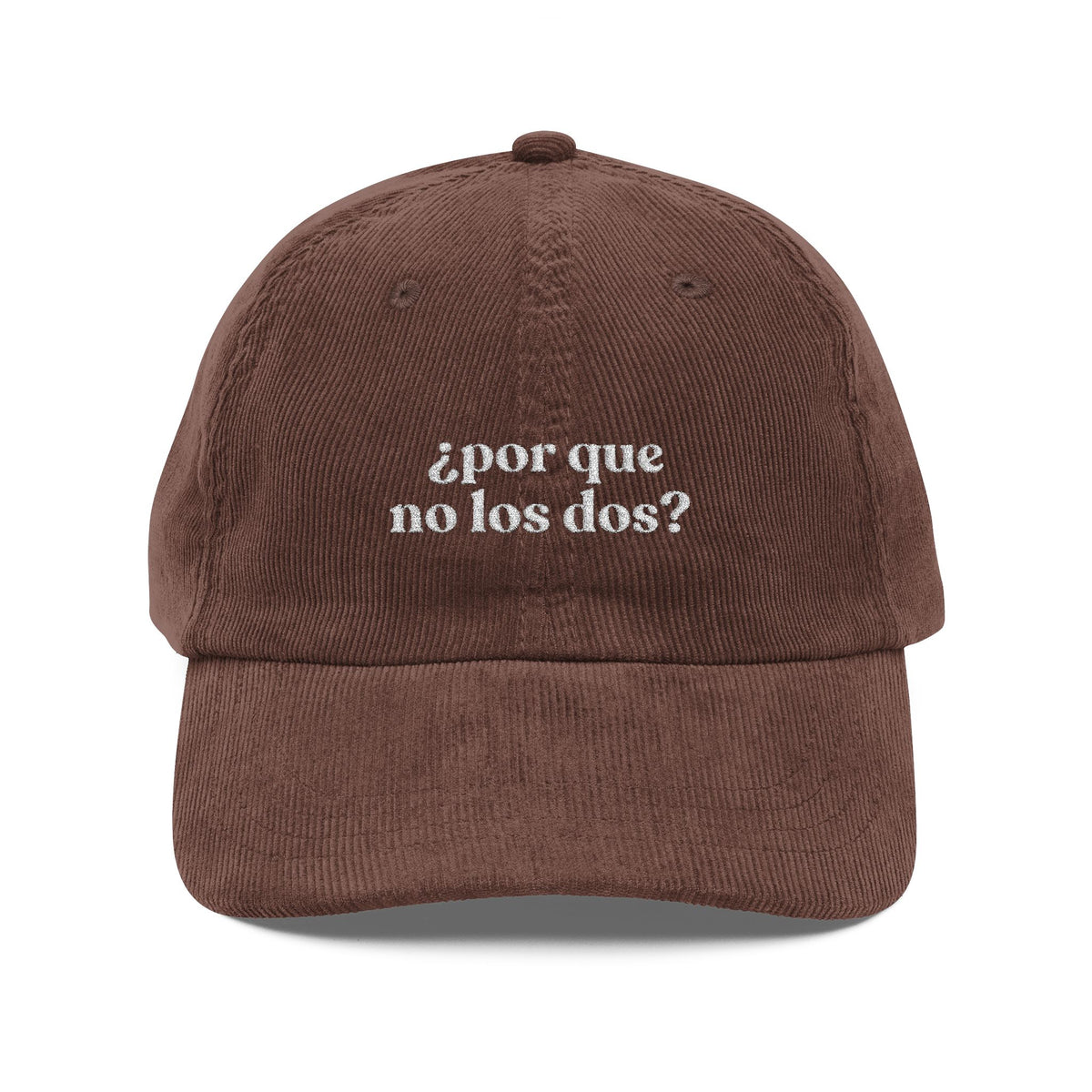 Por Que No Los Dos Corduroy Cap