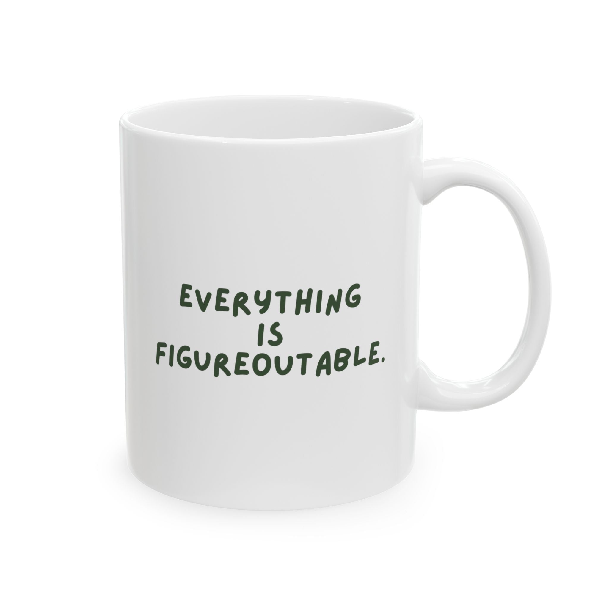 Everything is Figureoutable Icon Mug (Global) | Ceramic Mug, 11oz