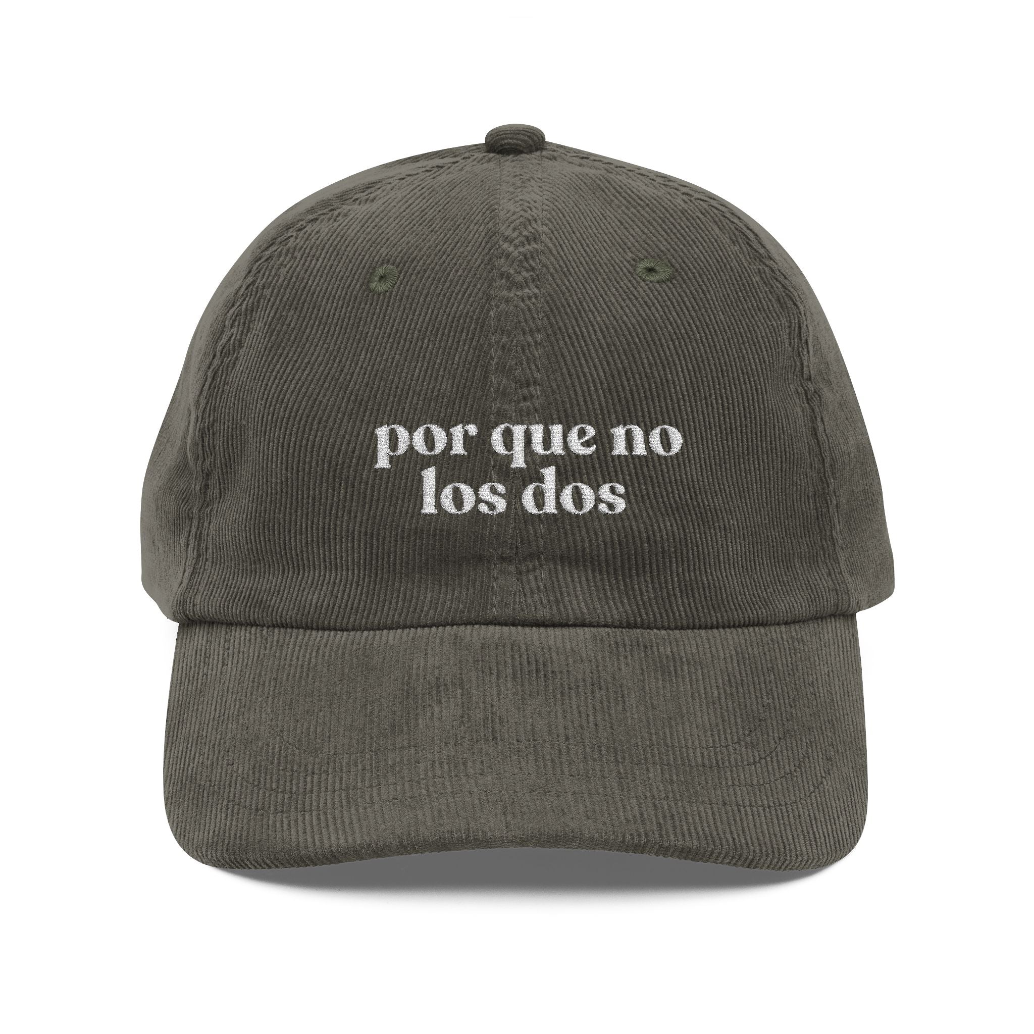 Por Que No Los Dos Corduroy Cap