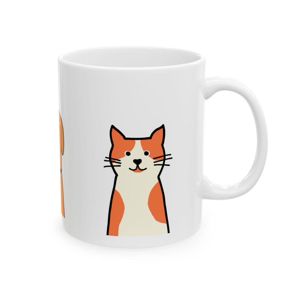 Three Best Friends Mug - Cartoon Ceramic Coffee Cup