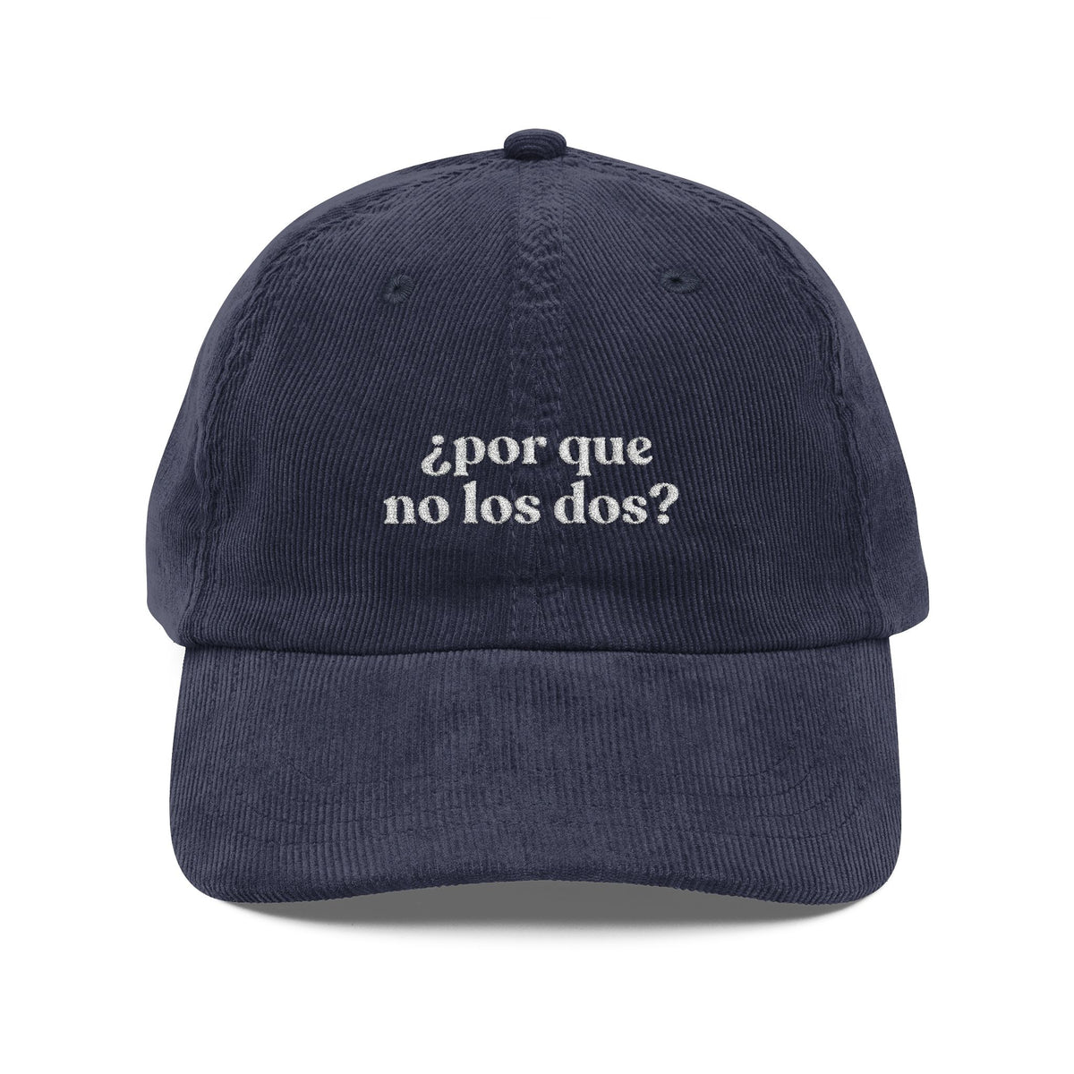 Por Que No Los Dos Corduroy Cap