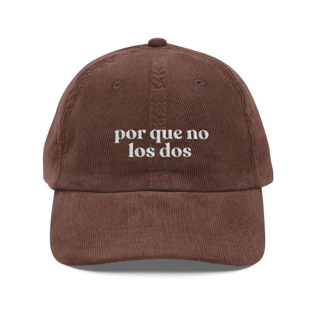 Por Que No Los Dos Corduroy Cap