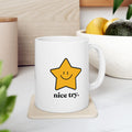 Nice Try Icon Mug (Global) | Ceramic Mug, 11oz