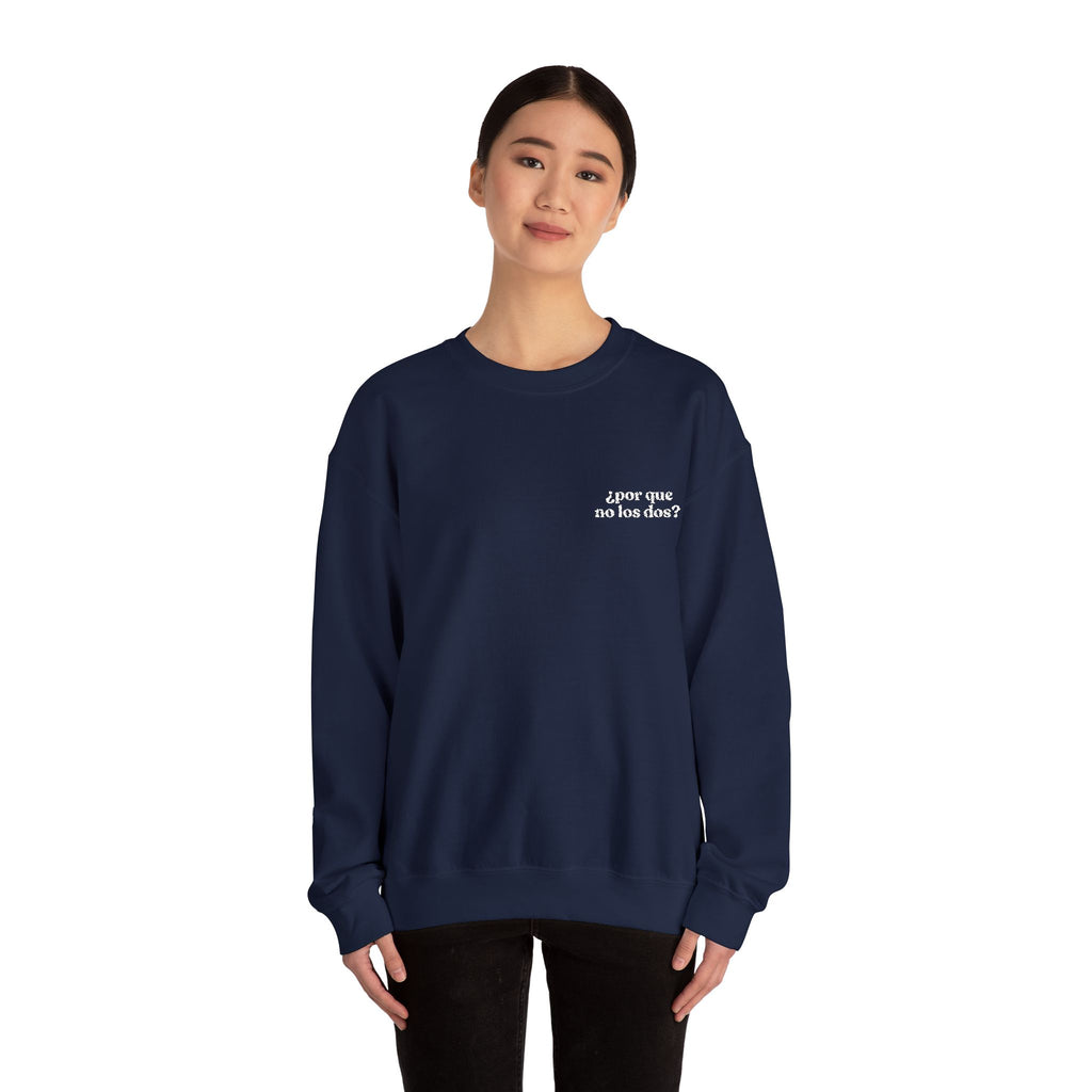 Por Que No Los Dos Embroidered Sweatshirt (Black/Colours)