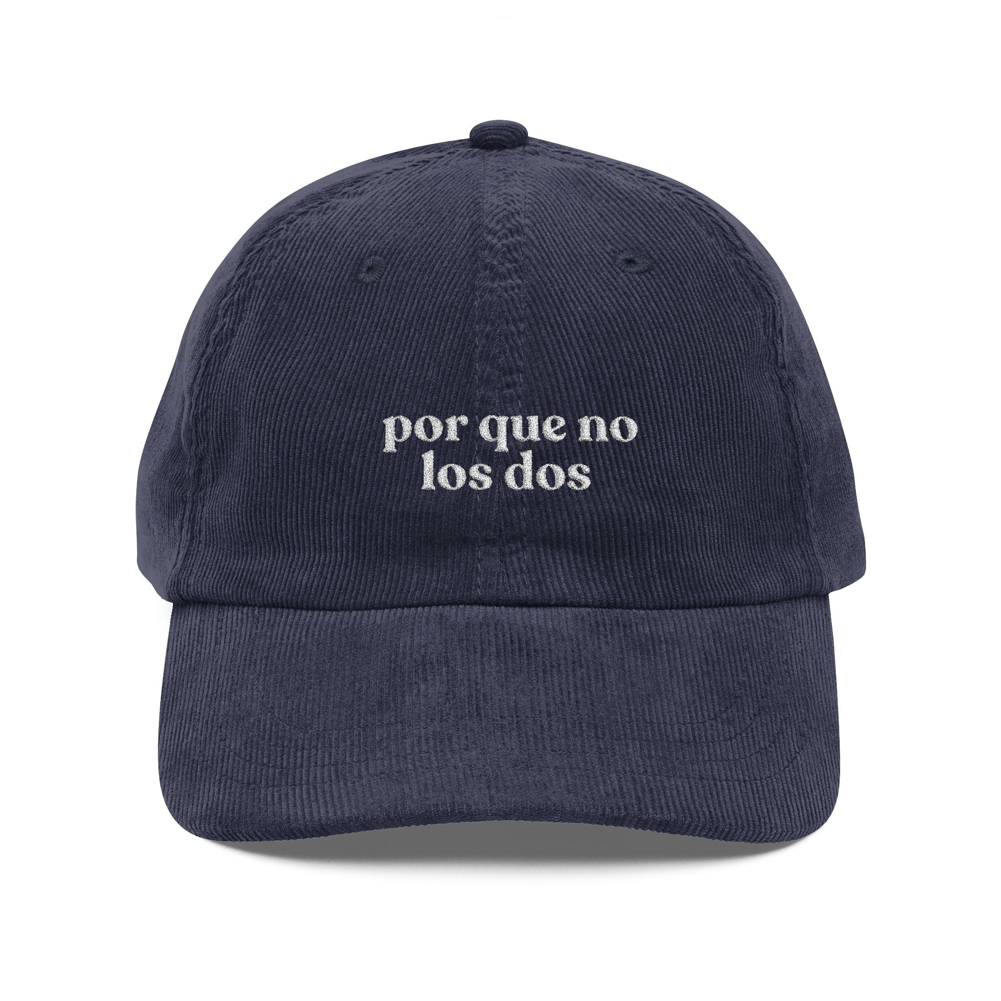 Por Que No Los Dos Corduroy Cap