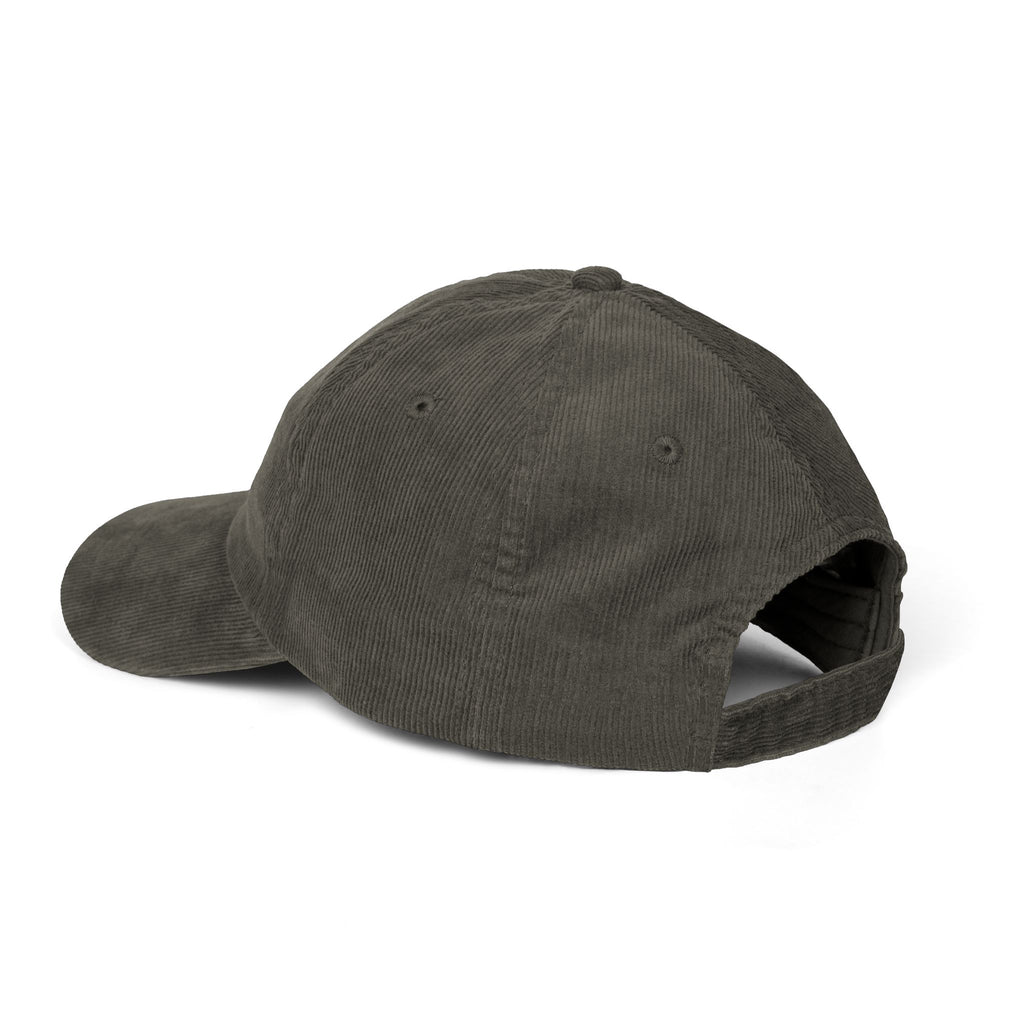 Nice Try Star Embroidered Cap – Vintage Corduroy Smile Baseball Hat