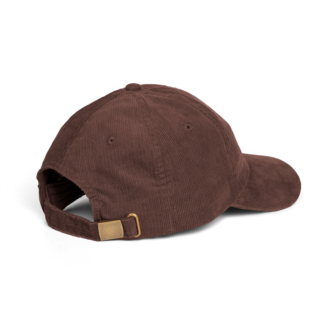 Nice Try Star Embroidered Cap – Vintage Corduroy Smile Baseball Hat