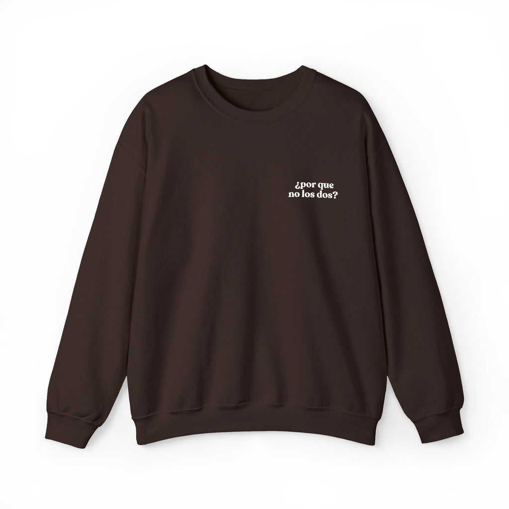 Por Que No Los Dos Embroidered Sweatshirt (Black/Colours)