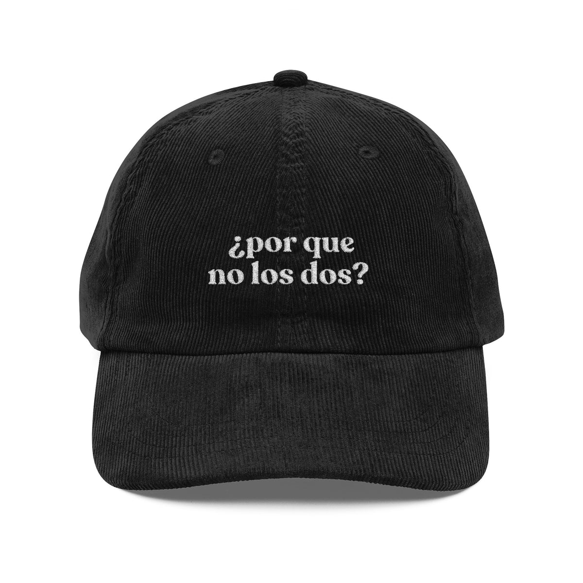 Por Que No Los Dos Corduroy Cap