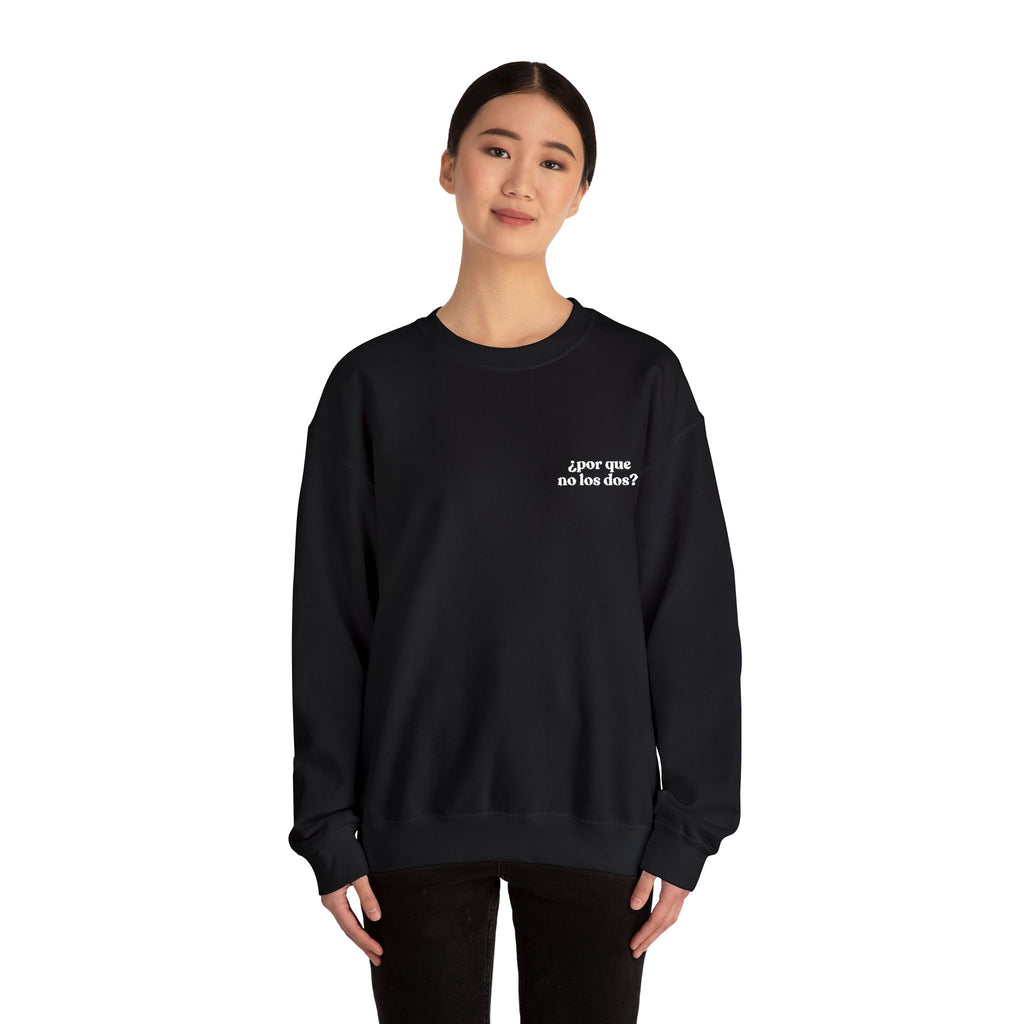 Por Que No Los Dos Embroidered Sweatshirt (Black/Colours)